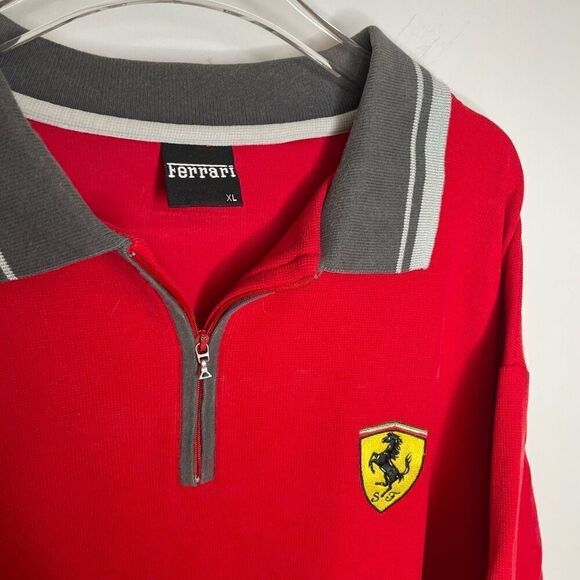 VINTAGE FERRARI RACING OFFICIAL POLO SHIRT TEE EMBROIDERED LOGO SIZE Xlarge Xl - Picture 5 of 7